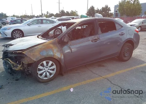 2014 Toyota Corolla Le from USA, damaged, VIN 2T1BURHE9EC030872